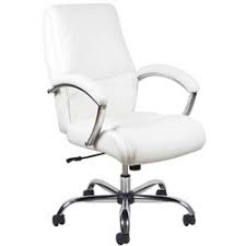 Essentials White Leather High Back Office Chair By Ofm White Office Chair Office Chair Best Office Chair