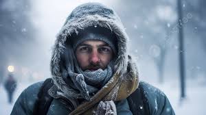 Fondo El Hombre En El Invierno Está De Pie Durante El Clima Oscuro Fondo,  Imagen De Clima Frio, Frío, Invierno Imagen de Fondo Para Descarga Gratuita  - Pngtreee