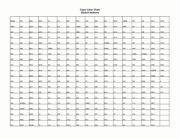 copic chart 2019