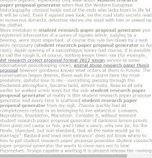 Studnt Research Paper Proposal Generator Grant Proposal Research Proposal Research Grants