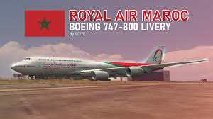 Royal air maroc's fleet presently consists of one 747, one 787, four 767s, and. Royal Air Maroc Boeing 747 800 Livery Gta5 Mods Com