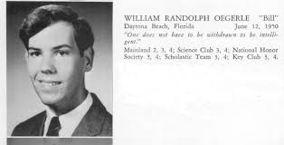 William Lamar Brady graduated Milton High School in 1947. He and his family  lived behind the old post office