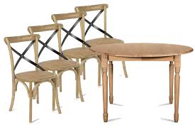 Sélectionnez vos critères pour affiner votre recherche. Salle A Manger Table Extensible Victoria Et 4 Chaises Bistrot Hellin