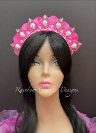 Barbie Pink Mermaid Tiara: Holographic Pearl Festival Crown
