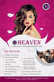 Select a template, edit the content and you're done! The Heaven Unisex Beauty Parlour Make Up Studio Home Facebook