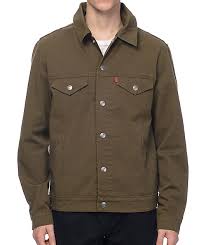 Levi S Olive Commuter Hooded Trucker Jacket Ii