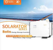 Solis NEW Model S6-EH3P(75-125)K10-NV-YD-H 100KW 125KW Hybrid High Voltage Solar Energy Storage Inverter for Commercial