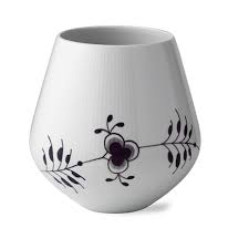 Each vase has an expressive and playful pattern that has become a signal for anna. Black Fluted Mega Vase By Royal Copenhagen In 2021 Royal Copenhagen Danish Ceramics Vase