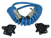 Blue ox 7 wire to 6 wire coiled electrical cord. Blue Ox Coiled Cables
