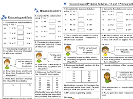 White Rose Maths Year 4 Spring Block 1 11 And 12 Times Table Problem Solving And Reasoning White Rose Maths 12 Times Table Problem Solving