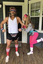 Get Stoked These 80s Couples Costumes For Halloween Are Totally B Tchin Cute Couple Halloween Costumes 80s Couple Costume Cute Couples Costumes