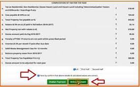 Bbmp Property Tax 2020 21 Online Payment Calculator Forms Rebate Dates