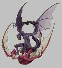 Drakengard 1 Legna And Angelus Fantasy Creatures Art Sketches Beast