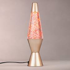 Lava Lamp Table Lamp Rose Gold Glitter Rose Gold Decor Rose Gold Lamp Rose Gold Room Decor