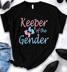 It's 2019, and by now, we all know what a gender reveal is. Gender Reveal Shirt Keeper Of The Gender Shirt Gender Reveal Party Shirt Gender Reveal Gift G Gender Reveal Shirts Baby Gender Reveal Party Gender Reveal Gifts