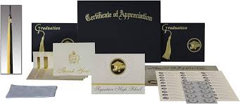 Amazon.com: Anuncios de firma Adela Brenes Texidor (Guayama, PR) Anuncios  de graduación, estilo presidencial, paquete Elite de 25 Cap & Diploma Seal  Black & Gold : Salud y Hogar