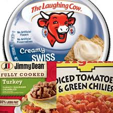 Laughing Cow Cheese Dip So Much Better Than Original Rotel Dip Cow Cheese Laughing Cow Turkey Sausage Crumbles Recipe