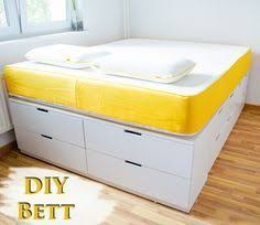 Diy Ikea Hack Plattform Bett Selber Bauen Aus Ikea Kommoden Werbung In 2020 Bett Selber Bauen Plattform Bett Ikea