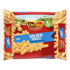 These gluten free fries offer a crispy crinkle cut outside with a . Ore Ida Golden Crinkles French Fries Fried Frozen Potatoes Family Size 8 Lb Instacart