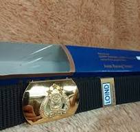 sabuk polisi polos loind/ikat pinggang original loind/gesper logo polri