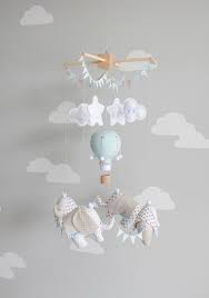 Baby Mobile Elephant And Hot Air Balloon Travel Theme Nursery Decor Ceiling Mobile I153 Elephant Baby Mobile Travel Theme Nursery Hot Air Balloon Nursery