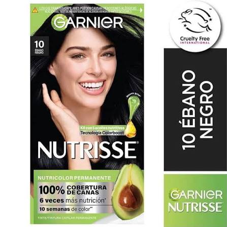 Nutrisse Garnier Kit Tintura 10 Ebano