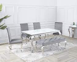 Inspired by greek and roman classicism, the lines never tire and feel just as relevant today as they did 200 years ago. Sets Louis 1 6m Dining Room Table Chairs Niches