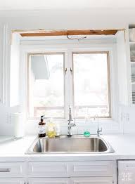 Removing The Scalloped Wood Valance Over The Kitchen Sink In 2020 Wood Valance Kitchen Remodel Plans Kitchen Sink Remodel