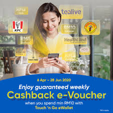 Touch 'n go ewallet users who set up auto reload with a cimb debit or credit card for the first time, then auto reload a minimum of rm100 are entitled the cashback will be credited into eligible users' ewallet within ten (10) working days from the date of auto reload. Touch N Go Ewallet Weekly Cashback Extended Mypromo My