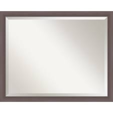 30 X 24 Urban Framed Bathroom Vanity Wall Mirror Pewter Amanti Art Target