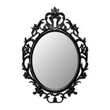 Still, you need to get ready for the day and you want to look your best. Ung Drill Mirror Oval Black Ikeapedia
