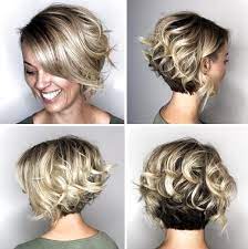 Undercut Bob For Thick Curly Hair Short Curly Hair Aktuellekurzhaarfrisuren Ausgefallen Kurzhaarfrisuren Kurzhaarfrisuren Feines Haar Frisuren Feines Haar