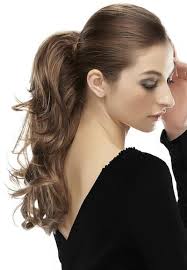 Then gather it into a ponytail at the nape of the neck. Summertime Wig Updos Yes You Can Wear Your Wig In A Ponytail
