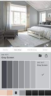 Sherwin Williams Gray Screen Bedroom