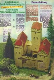 Sie möchten gerne ihr eigenes haus als kartonmodell jeder bastelbogen ist als pdf formart in einer zip archiv gepackt. Bastelbogen Schloss Rosenberg Paper Castle Paper Models Doll House Wallpaper