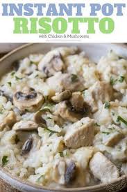 Instant Pot Chicken Mushroom Broccoli Risotto Instant Pot Dinner Recipes Chicken Risotto Pressure Cooker Recipes Chicken