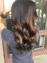 Dark Brunette Caramel Balayage Winter Hair Winter Hairstyles Balayage Hair Dark Short Hair Balayage