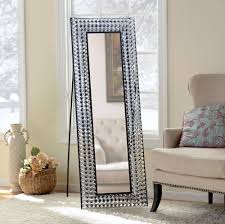 For The Stylish Fashionista In Your Life Give Her The Bling Cheval Floor Mirror Framed In Round Cry Floor Mirror Bling Bedroom Shabby Chic Full Length Mirror