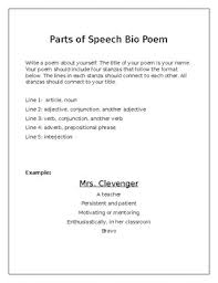 Noun, pronoun, verb, article, adjective, adverb, preposition, conjunction, and interjection. Parts Of Speech Poem Worksheets Teaching Resources Tpt