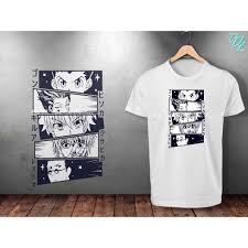 Printed neck label for comfort. Hunter X Hunter T Shirt Design Shopee Philippines