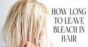 But when it comes to how bleaching your hair at home is not as complicated as it may seem. How Long To Leave Bleach In Hair The Exact Figure Lewigs