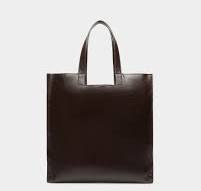 Easy Bally Tote Bag in Ebano Leather