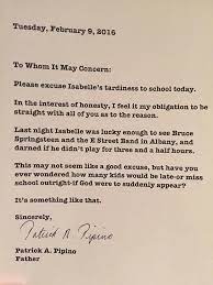 Jennifer Feldman On Twitter Late For School Dad Of The Year Bruce Springsteen