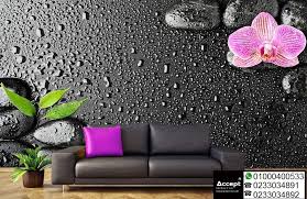 wallpaper stones 3d ورق جدران للرسيبشن أحدث ديكور ورق حائط غرف نوم مودرن قابل للغسيل مقاوم للخدش مقاوم للحرارة صديق للبيئه wallpaper decor home decor