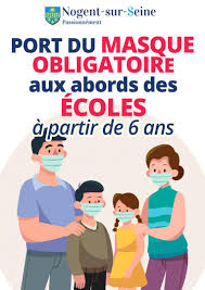 A l'école obligatoire, l'enseignement se déroule dans des classes entières avec le maintien des mesures d'hygiène mentionnées et de la distance entre les élèves et le personnel enseignant. Port Du Masque Obligatoire A Partir De 6 Ans Aux Abords Des Ecoles Ville De Nogent Sur Seine