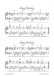 Klaviernoten, die zu hause ausgedruckt werden können. Klaviernoten Happy Birthday Mittelleichte Version Pdf Noten Online Kaufen