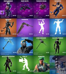 This character was released at fortnite battle royale on 5 october 2018 (chapter 1 season 6) and the last time it was available was 19 days ago. Fortnite Battle Royale Item Shop Dark Bomber For November 21 Millenium