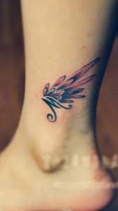 The tattoo is inspired from the wings of the mythical figure, the angel, also known as the messenger of god. Small Angel Wing Tattoos On Ankle Body Tattoo Art Wings Tattoo Small Angel Wing Tattoo Foot Tattoos