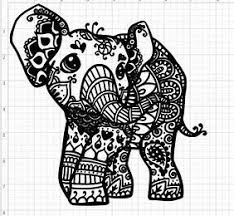 Download Image Result For Free Baby Elephant Svg Mandala Elephant Stencil Elephant Printable Baby Elephant