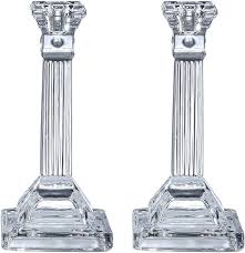 I am sharing dollar tree diy glam tall crystal candle holdersthese elegant glam candle holders are a perfect for addition to your home decor.***this diy. Pair Of 2 Home Decor Taper Holder Wedding Ceterpiece Qf Crystal Cylinder Candle Holder Home Kitchen Candleholder Sets